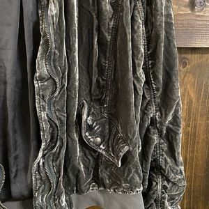 Velvet free people bomber jacket